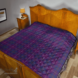 Scottish Pride of Glencoe Clan Tartan Quilt - Classic Scottish Plaid Tartan Plaid