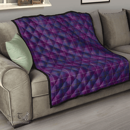 Scottish Pride of Glencoe Clan Tartan Quilt - Classic Scottish Plaid Tartan Plaid