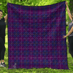Scottish Pride of Glencoe Clan Tartan Quilt - Classic Scottish Plaid Tartan Plaid