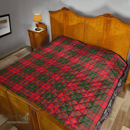 Scottish Stewart of Appin Modern Clan Tartan Quilt - Classic Scottish Plaid Tartan Plaid