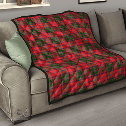 Scottish Stewart of Appin Modern Clan Tartan Quilt - Classic Scottish Plaid Tartan Plaid