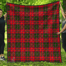 Scottish Stewart of Appin Modern Clan Tartan Quilt - Classic Scottish Plaid Tartan Plaid