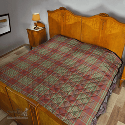 Scottish MacGillivray Hunting Ancient Clan Tartan Quilt - Classic Scottish Plaid Tartan Plaid