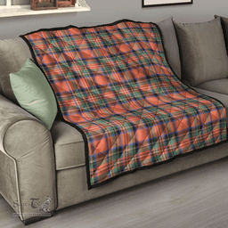 Scottish Stewart Royal Ancient Clan Tartan Quilt - Classic Scottish Plaid Tartan Plaid