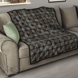 Scottish Stewart Old Weathered Clan Tartan Quilt - Classic Scottish Plaid Tartan Plaid