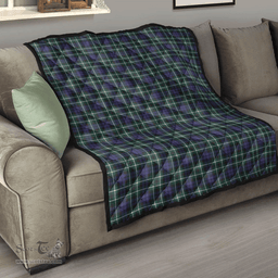 Scottish Graham of Montrose Modern Clan Tartan Quilt - Classic Scottish Plaid Tartan Plaid