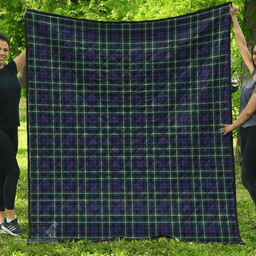 Scottish Graham of Montrose Modern Clan Tartan Quilt - Classic Scottish Plaid Tartan Plaid