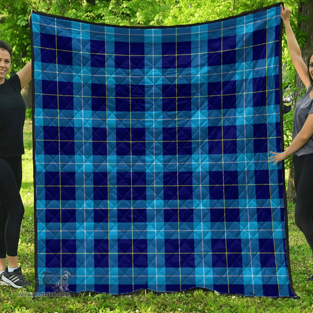 Scottish MacSporran Ancient Clan Tartan Quilt - Classic Scottish Plaid Tartan Plaid