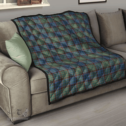 Scottish Nicolson Hunting Ancient Clan Tartan Quilt - Classic Scottish Plaid Tartan Plaid