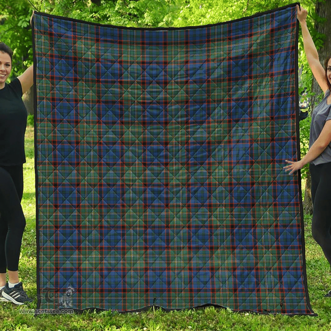 Scottish Nicolson Hunting Ancient Clan Tartan Quilt - Classic Scottish Plaid Tartan Plaid