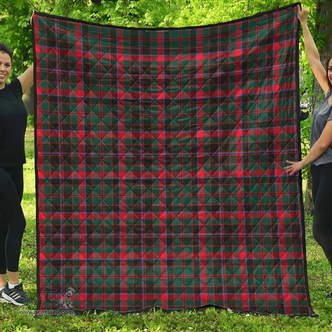Scottish Cumming Hunting Modern Clan Tartan Quilt - Classic Scottish Plaid Tartan Plaid