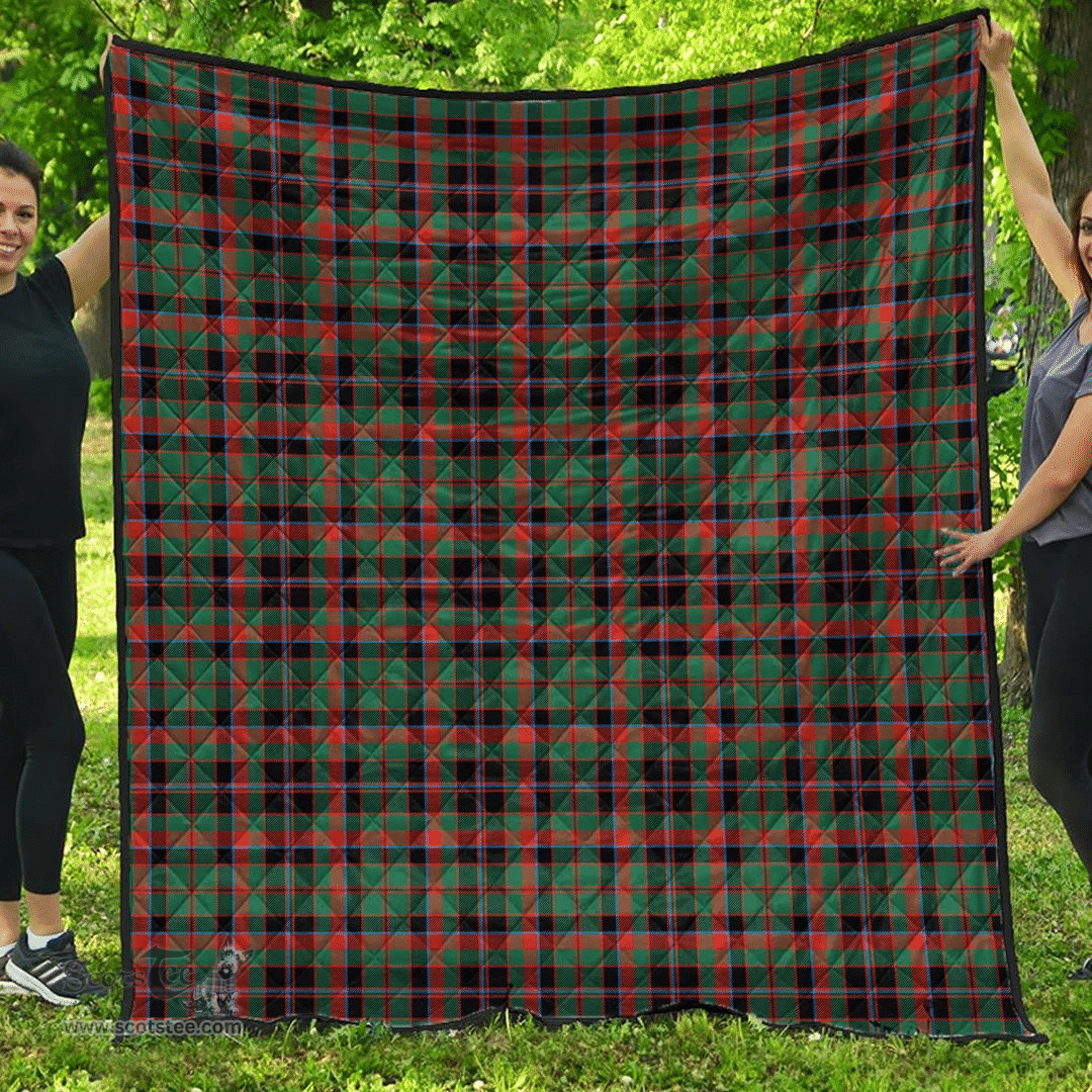 Scottish Cumming Hunting Ancient Clan Tartan Quilt - Classic Scottish Plaid Tartan Plaid