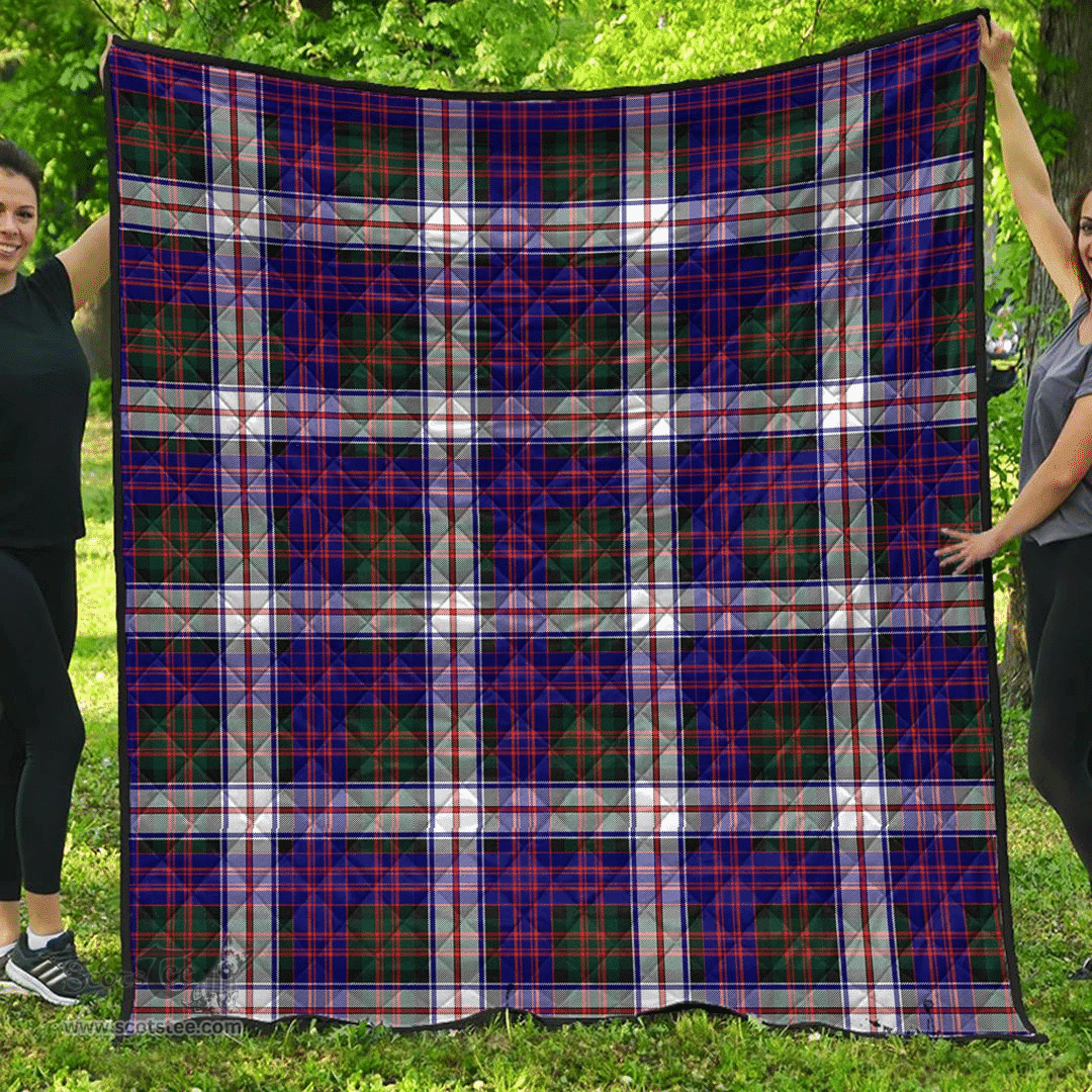 Scottish MacDonald Dress Modern Clan Tartan Quilt - Classic Scottish Plaid Tartan Plaid