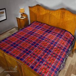 Scottish Cameron of Lochiel Modern Clan Tartan Quilt - Classic Scottish Plaid Tartan Plaid