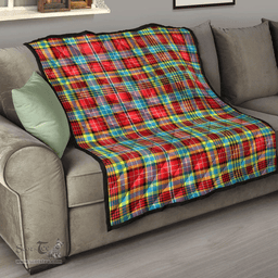 Scottish Ogilvie Hunting Ancient Clan Tartan Quilt - Classic Scottish Plaid Tartan Plaid