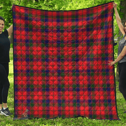 Scottish Robertson Modern Clan Tartan Quilt - Classic Scottish Plaid Tartan Plaid