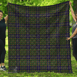 Scottish MacMillan Hunting Modern Clan Tartan Quilt - Classic Scottish Plaid Tartan Plaid