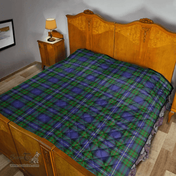 Scottish Robertson Hunting Modern Clan Tartan Quilt - Classic Scottish Plaid Tartan Plaid