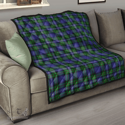 Scottish Robertson Hunting Modern Clan Tartan Quilt - Classic Scottish Plaid Tartan Plaid