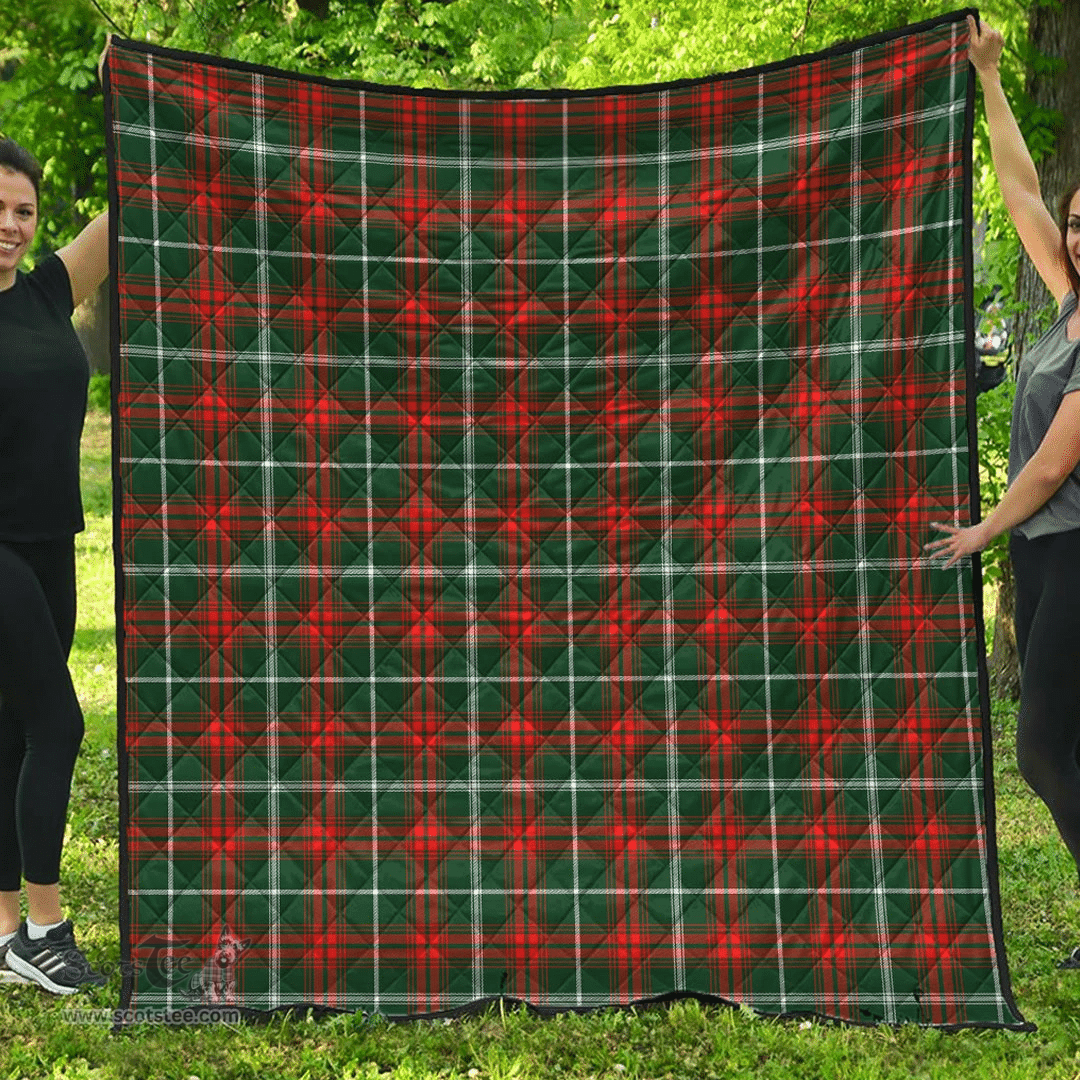 Scottish Prince of Wales Clan Tartan Quilt - Classic Scottish Plaid Tartan Plaid
