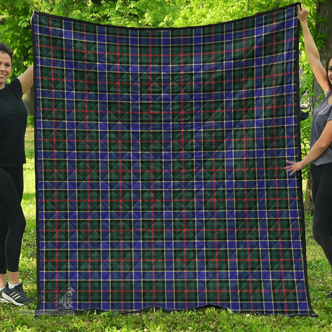 Scottish Ogilvie of Airlie Ancient Clan Tartan Quilt - Classic Scottish Plaid Tartan Plaid