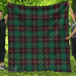 Scottish Chisholm Hunting Ancient Clan Tartan Quilt - Classic Scottish Plaid Tartan Plaid