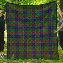 Scottish Stewart of Appin Hunting Modern Clan Tartan Quilt - Classic Scottish Plaid Tartan Plaid