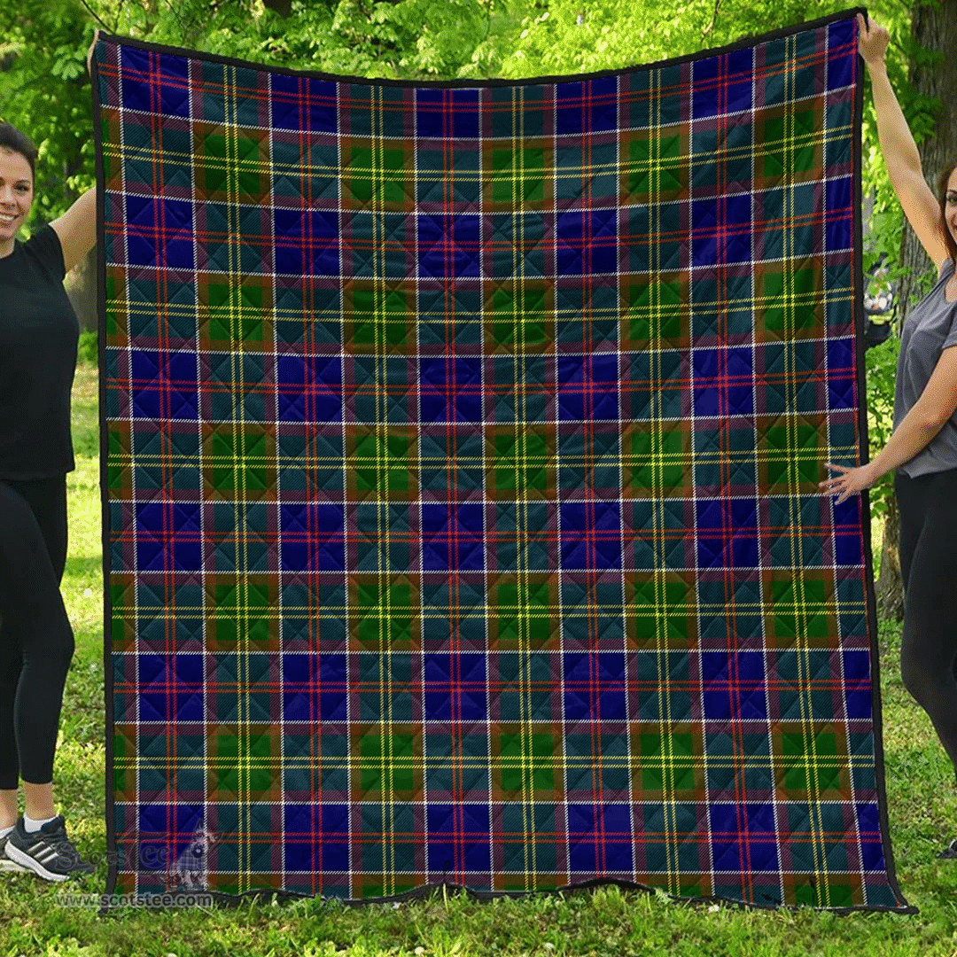 Scottish Ayrshire District Clan Tartan Quilt - Classic Scottish Plaid Tartan Plaid