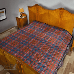 Scottish Cameron of Lochiel Ancient Clan Tartan Quilt - Classic Scottish Plaid Tartan Plaid