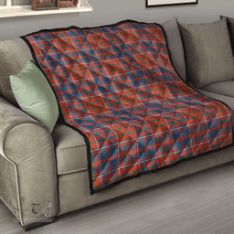 Scottish Cameron of Lochiel Ancient Clan Tartan Quilt - Classic Scottish Plaid Tartan Plaid