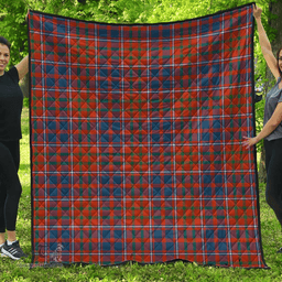 Scottish Cameron of Lochiel Ancient Clan Tartan Quilt - Classic Scottish Plaid Tartan Plaid