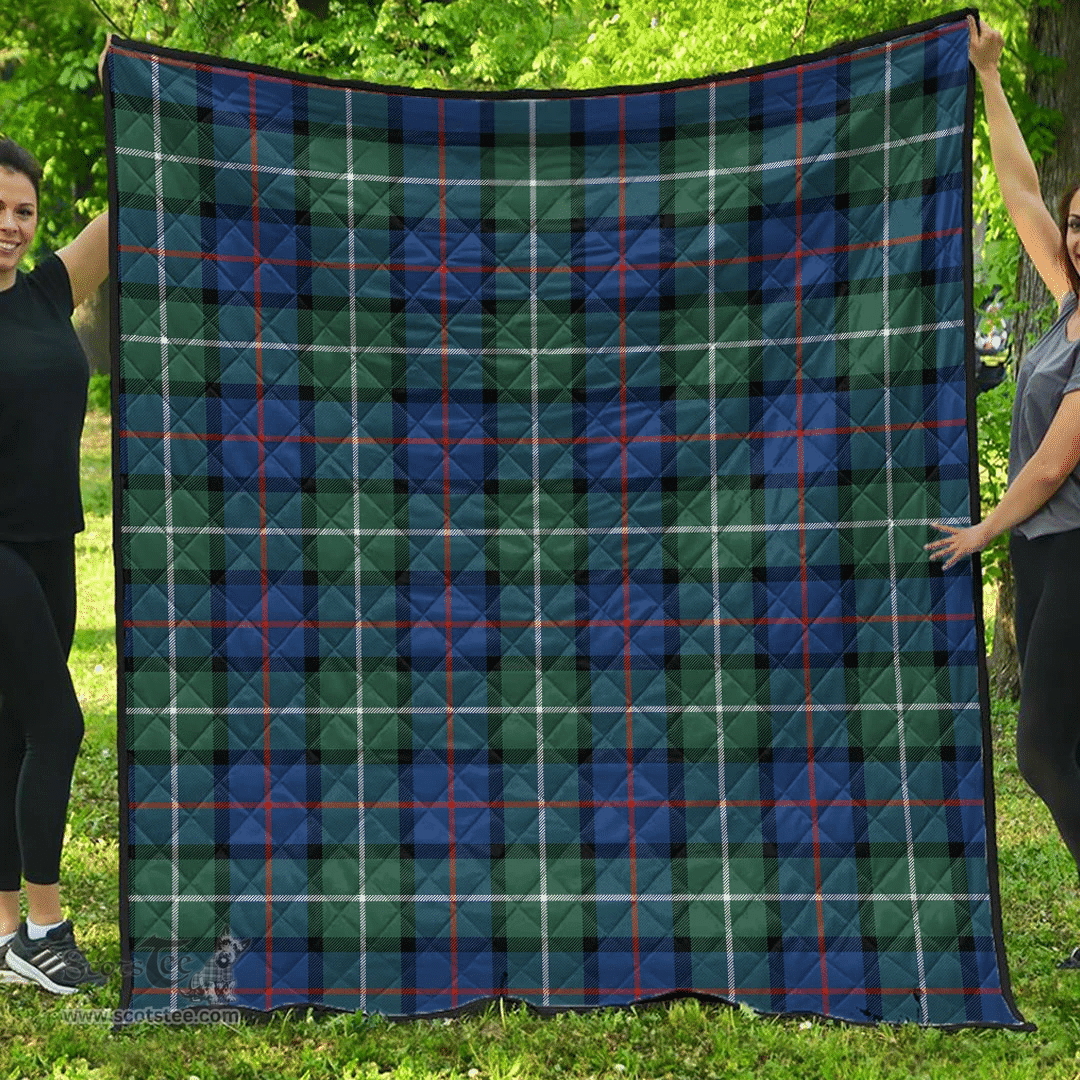 Scottish Davidson of Tulloch Clan Tartan Quilt - Classic Scottish Plaid Tartan Plaid