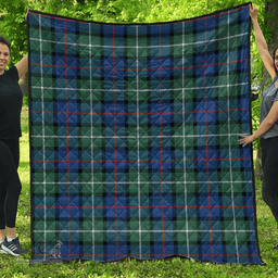 Scottish Davidson of Tulloch Clan Tartan Quilt - Classic Scottish Plaid Tartan Plaid