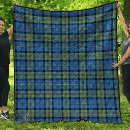 Scottish MacLeod of Harris Ancient Clan Tartan Quilt - Classic Scottish Plaid Tartan Plaid