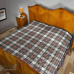 Scottish Stewart Dress Ancient Clan Tartan Quilt - Classic Scottish Plaid Tartan Plaid
