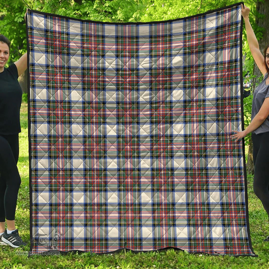 Scottish Stewart Dress Ancient Clan Tartan Quilt - Classic Scottish Plaid Tartan Plaid