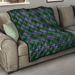 Scottish Wishart Hunting Modern Clan Tartan Quilt - Classic Scottish Plaid Tartan Plaid