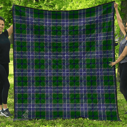 Scottish Wishart Hunting Modern Clan Tartan Quilt - Classic Scottish Plaid Tartan Plaid