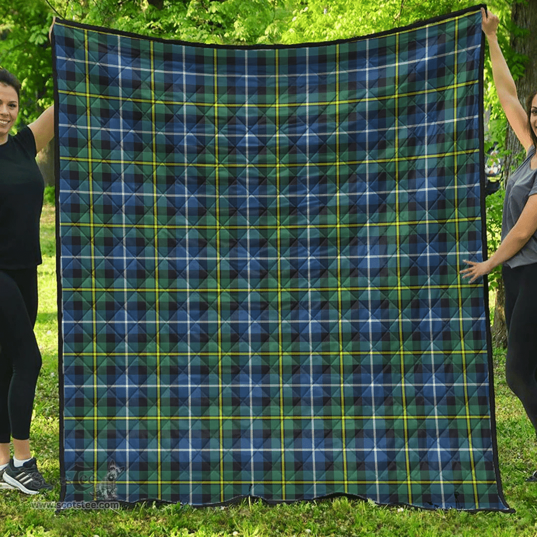 Scottish MacNeill of Barra Ancient Clan Tartan Quilt - Classic Scottish Plaid Tartan Plaid