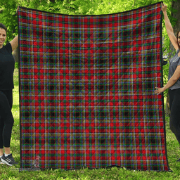 Scottish Anderson of Arbrake Clan Tartan Quilt - Classic Scottish Plaid Tartan Plaid