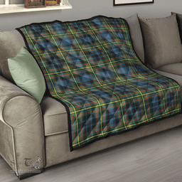 Scottish MacLellan Ancient Clan Tartan Quilt - Classic Scottish Plaid Tartan Plaid
