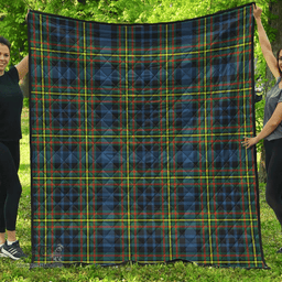 Scottish MacLellan Ancient Clan Tartan Quilt - Classic Scottish Plaid Tartan Plaid