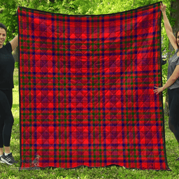 Scottish Murray of Tulloch Modern Clan Tartan Quilt - Classic Scottish Plaid Tartan Plaid