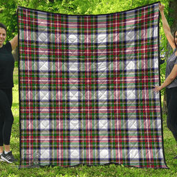 Scottish Stewart Dress Modern Clan Tartan Quilt - Classic Scottish Plaid Tartan Plaid