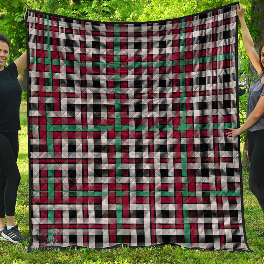 Scottish Borthwick Dress Ancient Clan Tartan Quilt - Classic Scottish Plaid Tartan Plaid