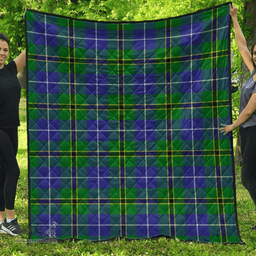 Scottish Turnbull Hunting Clan Tartan Quilt - Classic Scottish Plaid Tartan Plaid