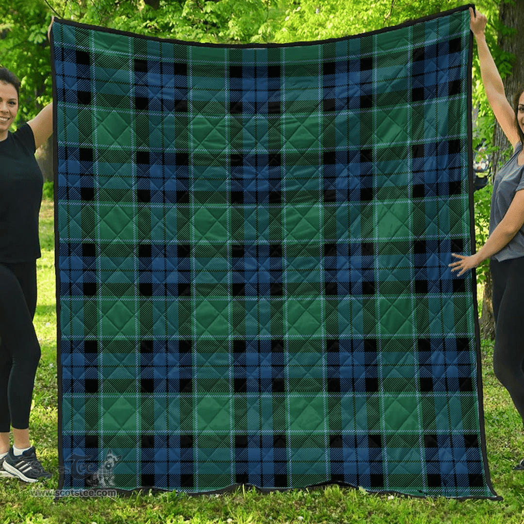 Scottish Graham of Menteith Ancient Clan Tartan Quilt - Classic Scottish Plaid Tartan Plaid
