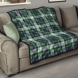 Scottish MacKenzie Dress Modern Clan Tartan Quilt - Classic Scottish Plaid Tartan Plaid