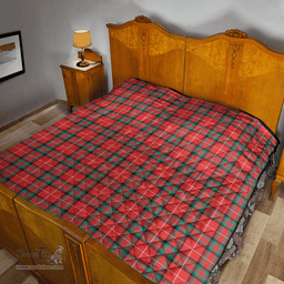 Scottish Stuart of Bute Clan Tartan Quilt - Classic Scottish Plaid Tartan Plaid