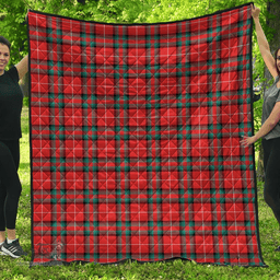 Scottish Stuart of Bute Clan Tartan Quilt - Classic Scottish Plaid Tartan Plaid